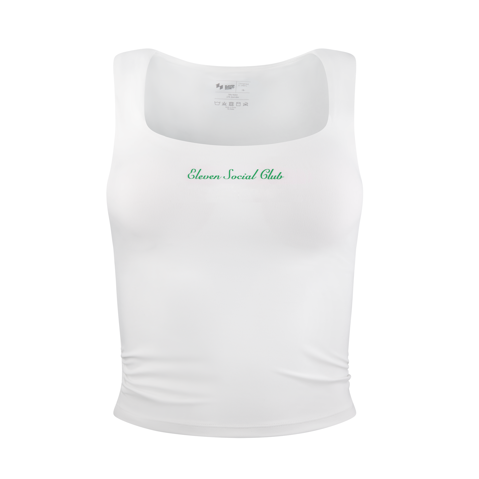 The White Colette Pickleball Tank Top
