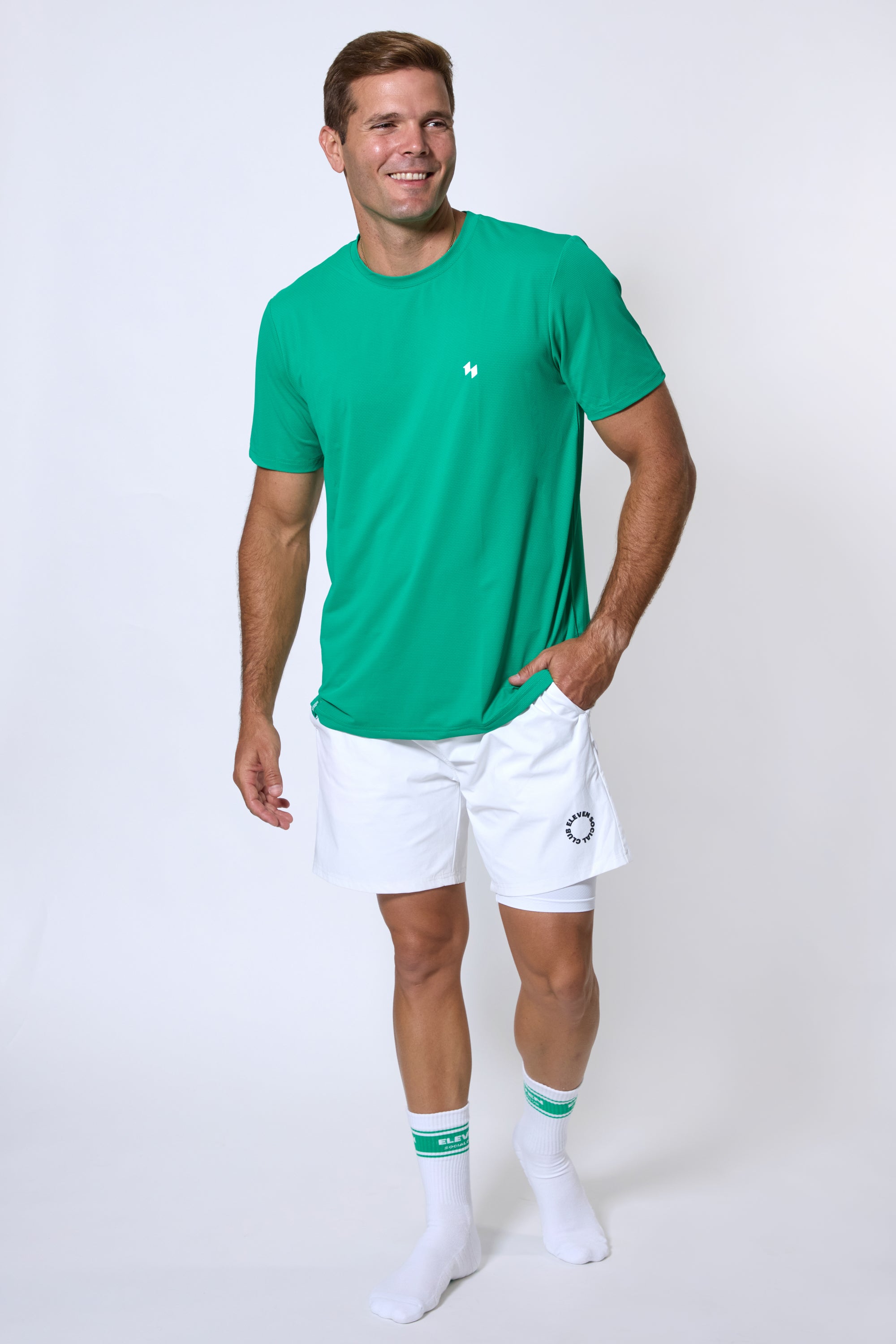 The Lime Green Ethan CoolPlay Pickleball Tee