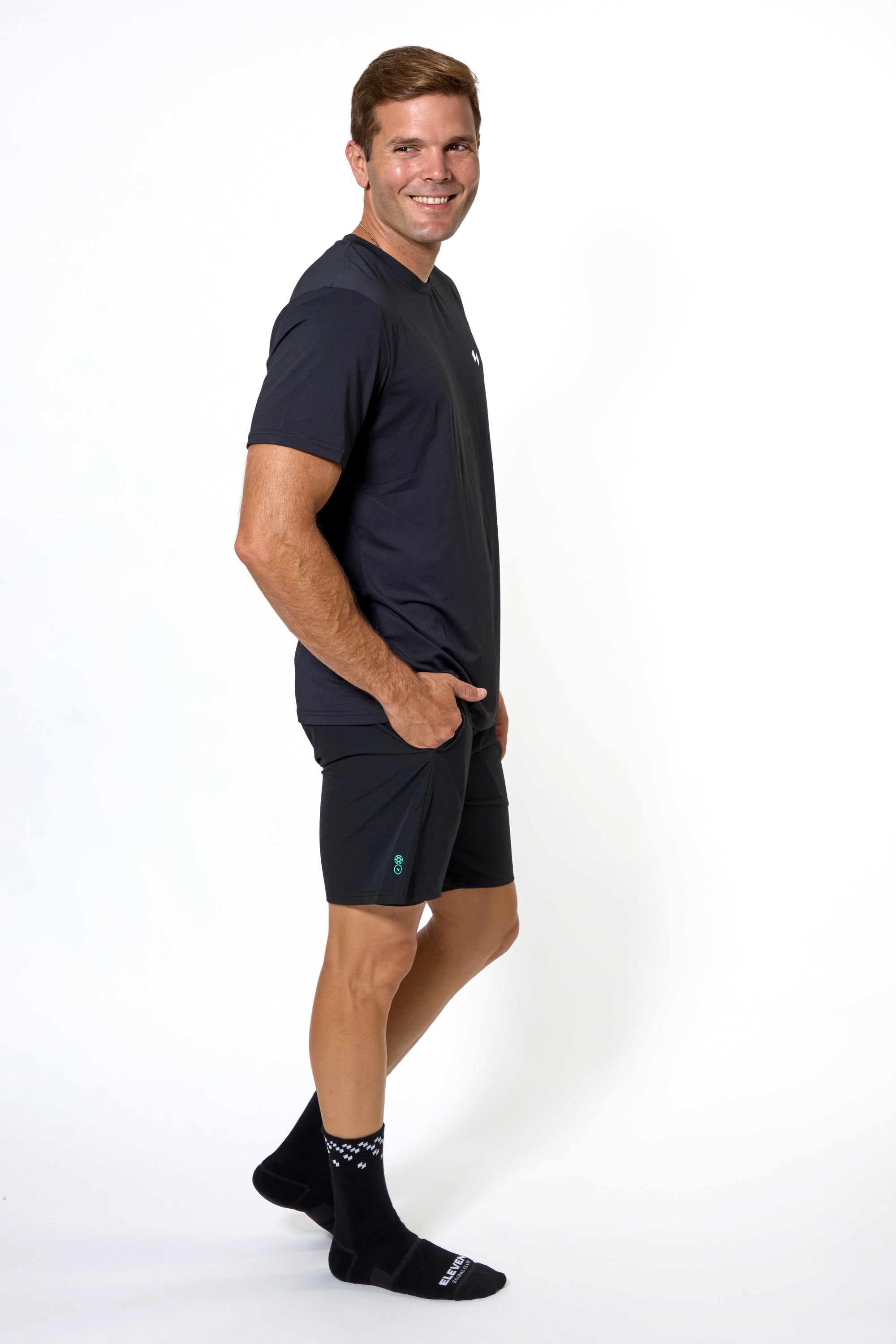 The Black Max Lined Pickleball Short