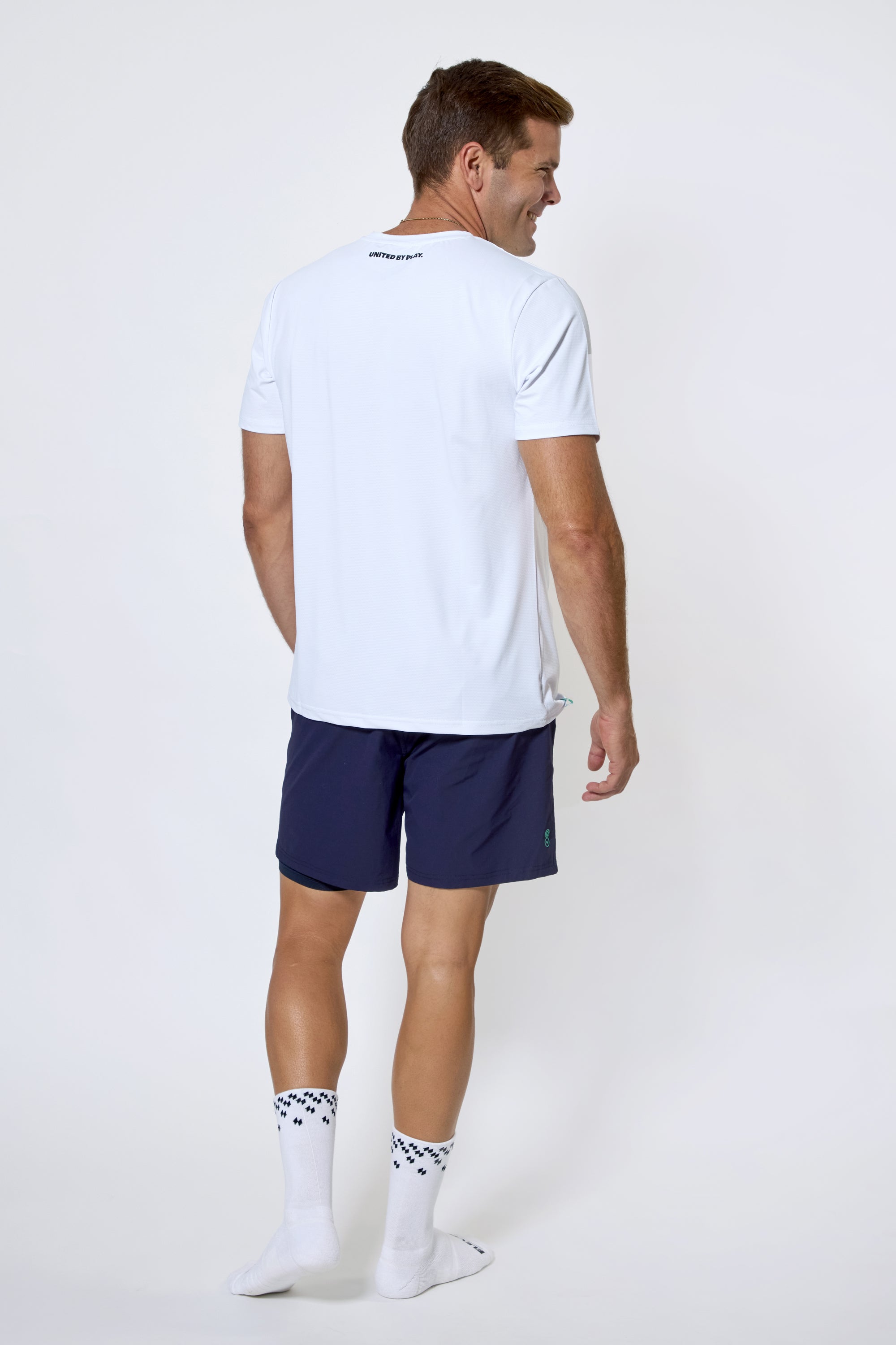 The White Ethan CoolPlay Pickleball Tee
