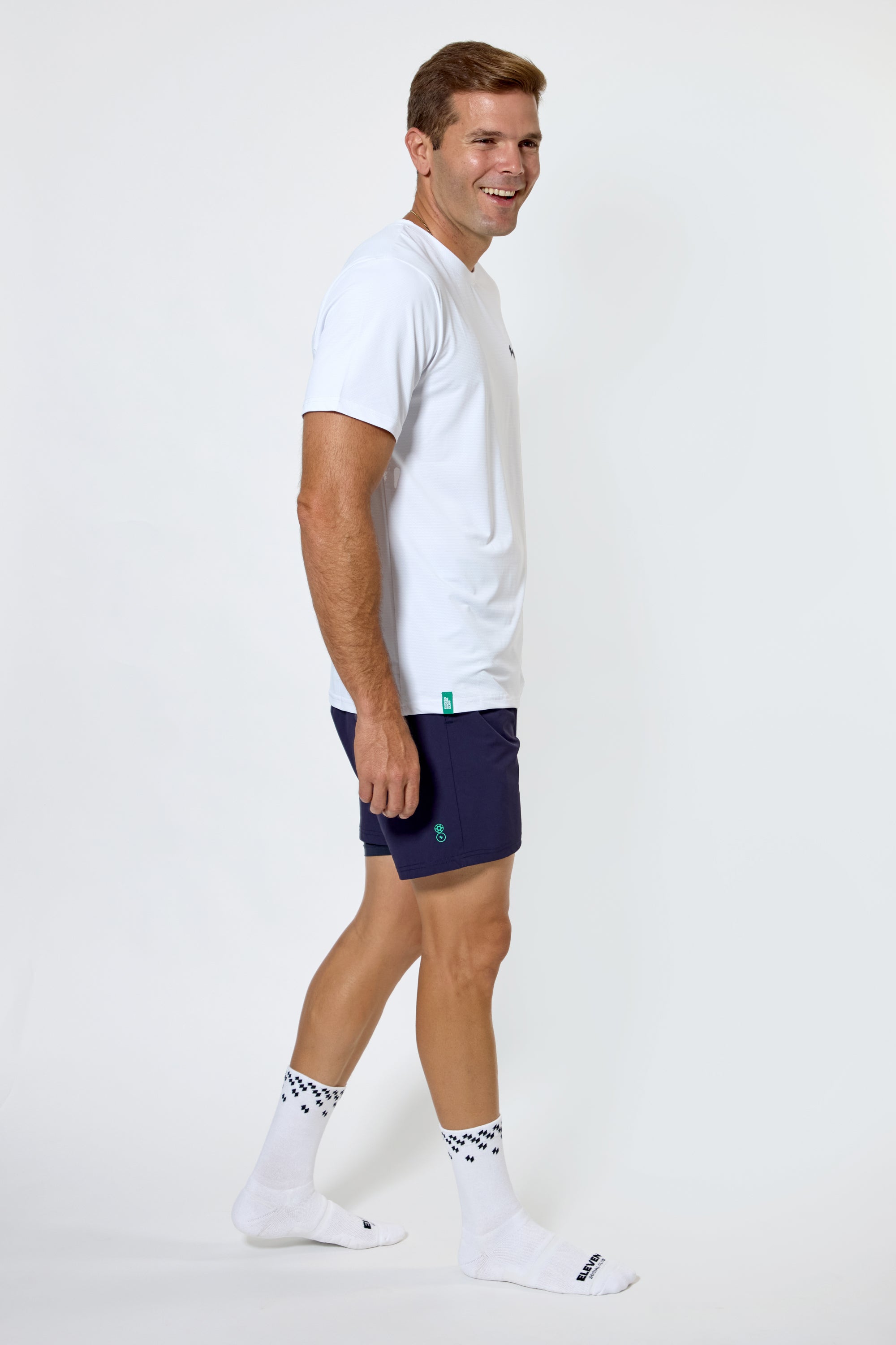 The White Ethan CoolPlay Pickleball Tee