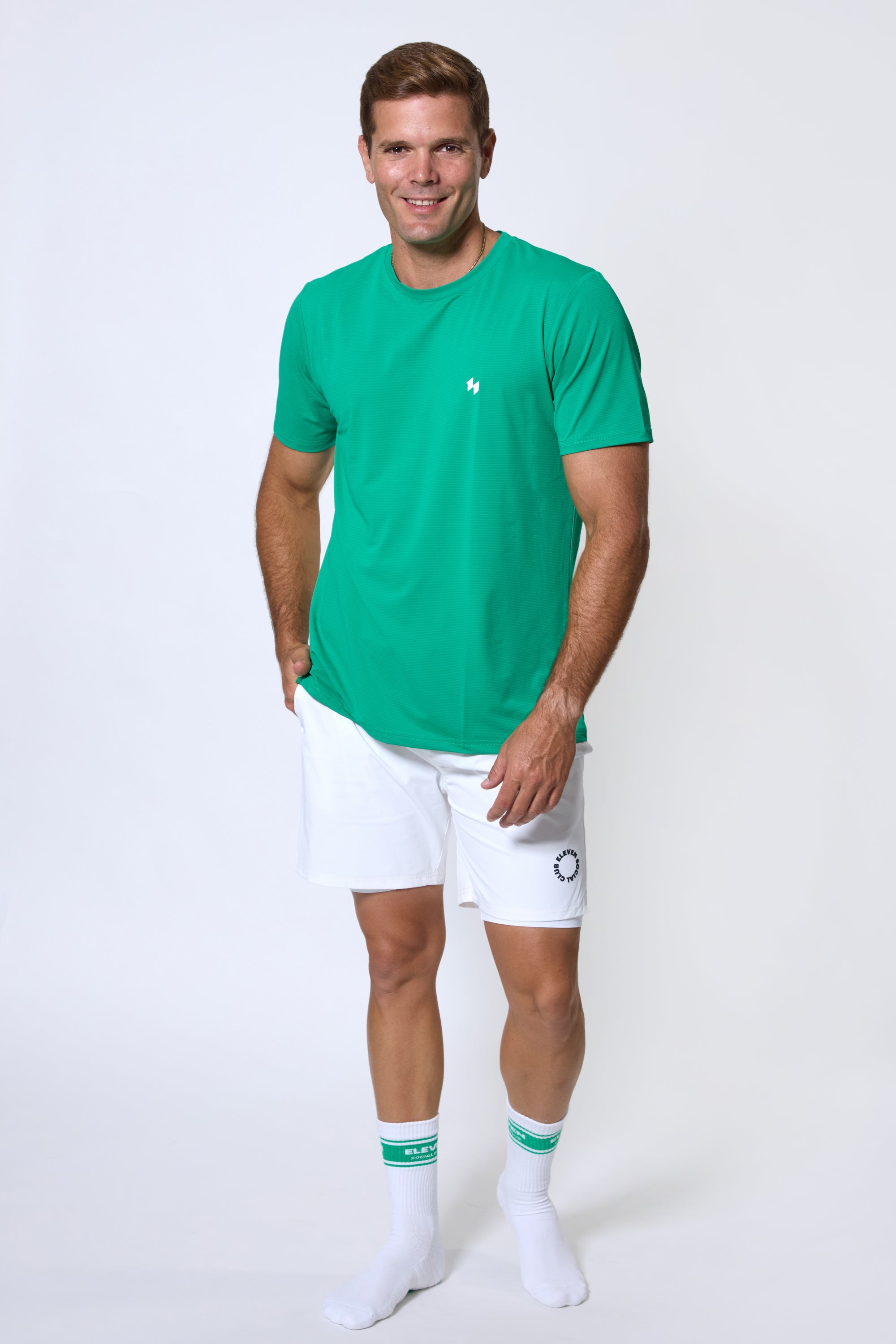 The White Max Lined Pickleball Short