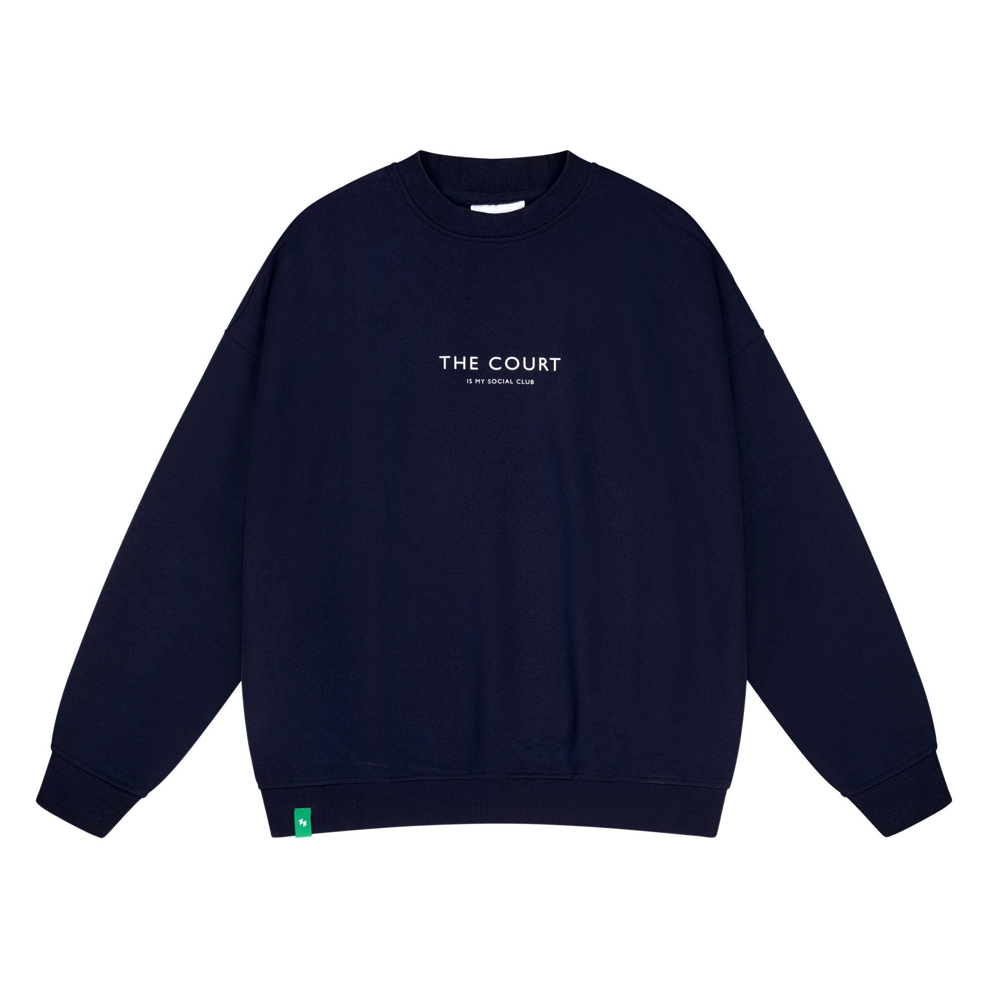 The Navy Blue Courtside Crewneck
