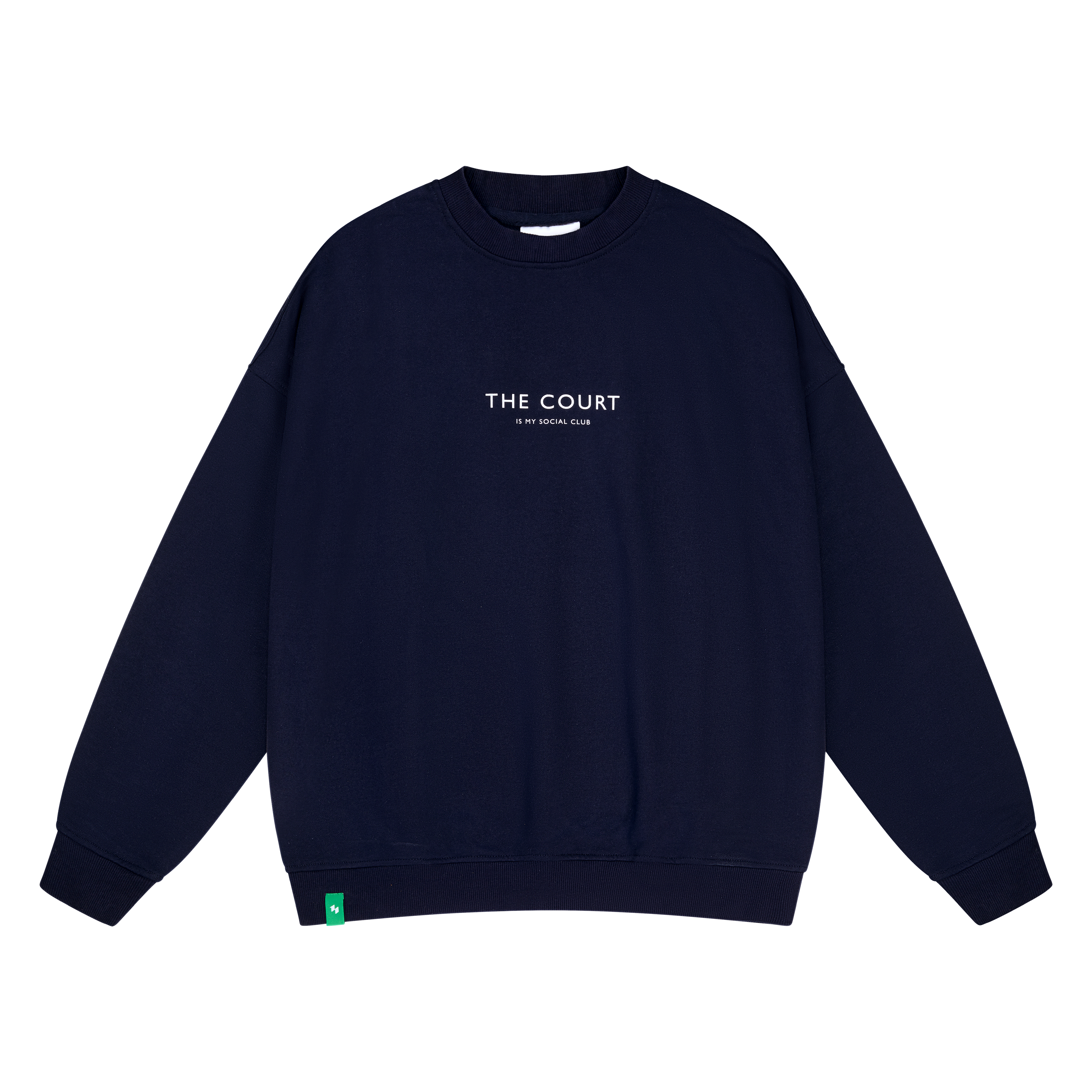 The Navy Blue Courtside Crewneck