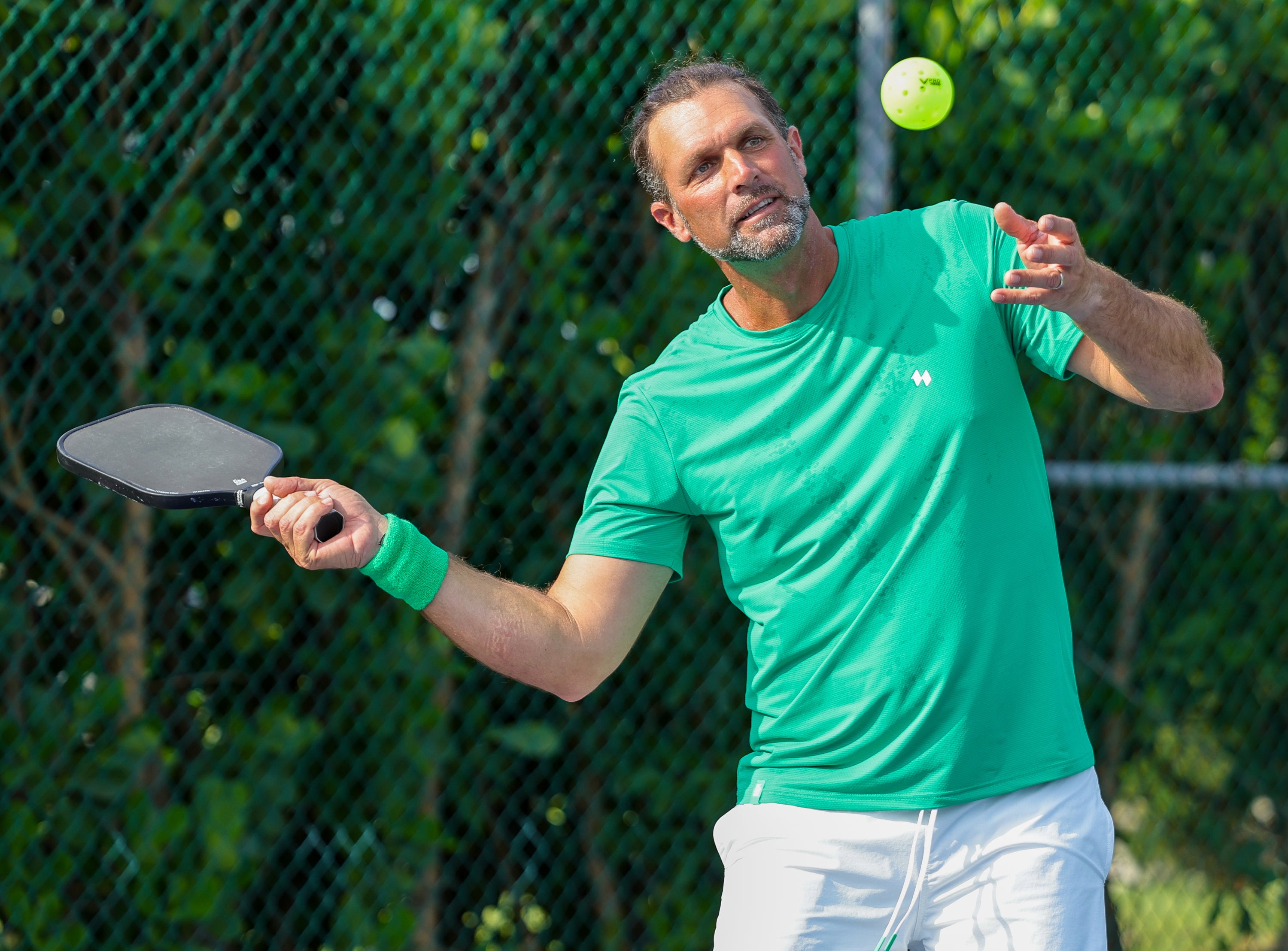 The Lime Green Ethan CoolPlay Pickleball Tee