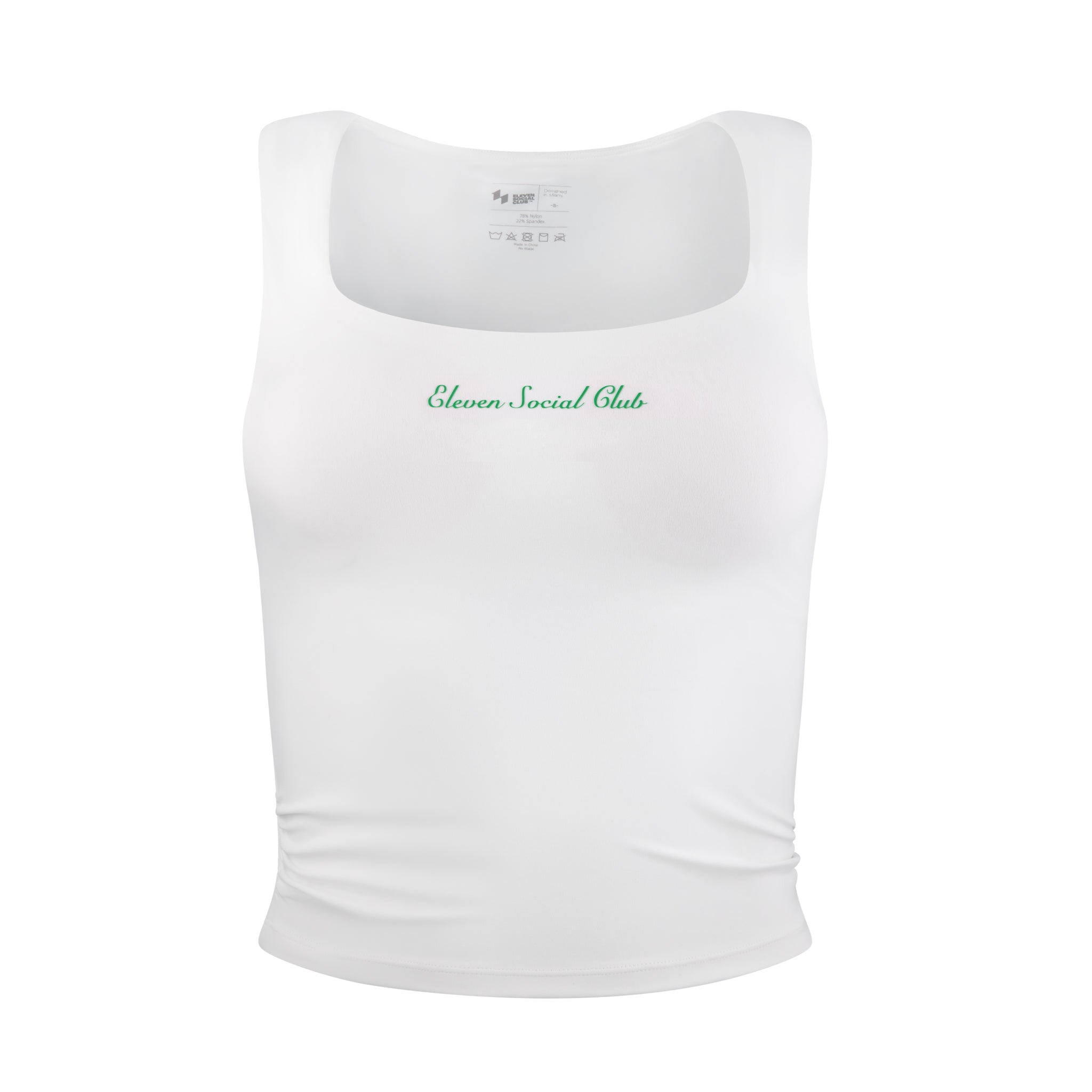 The White Colette Pickleball Tank Top