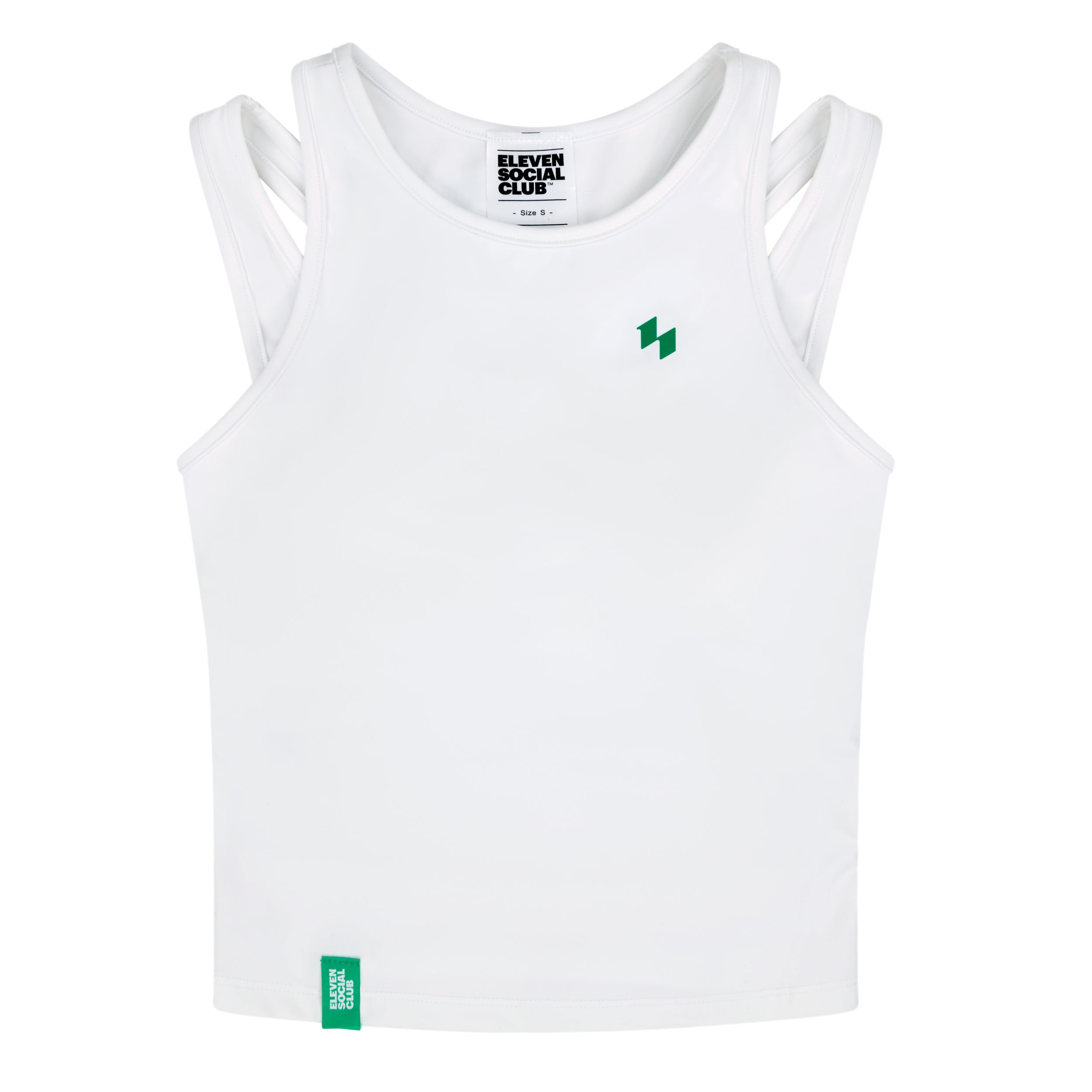 The White Camilla Pickleball Tank Top