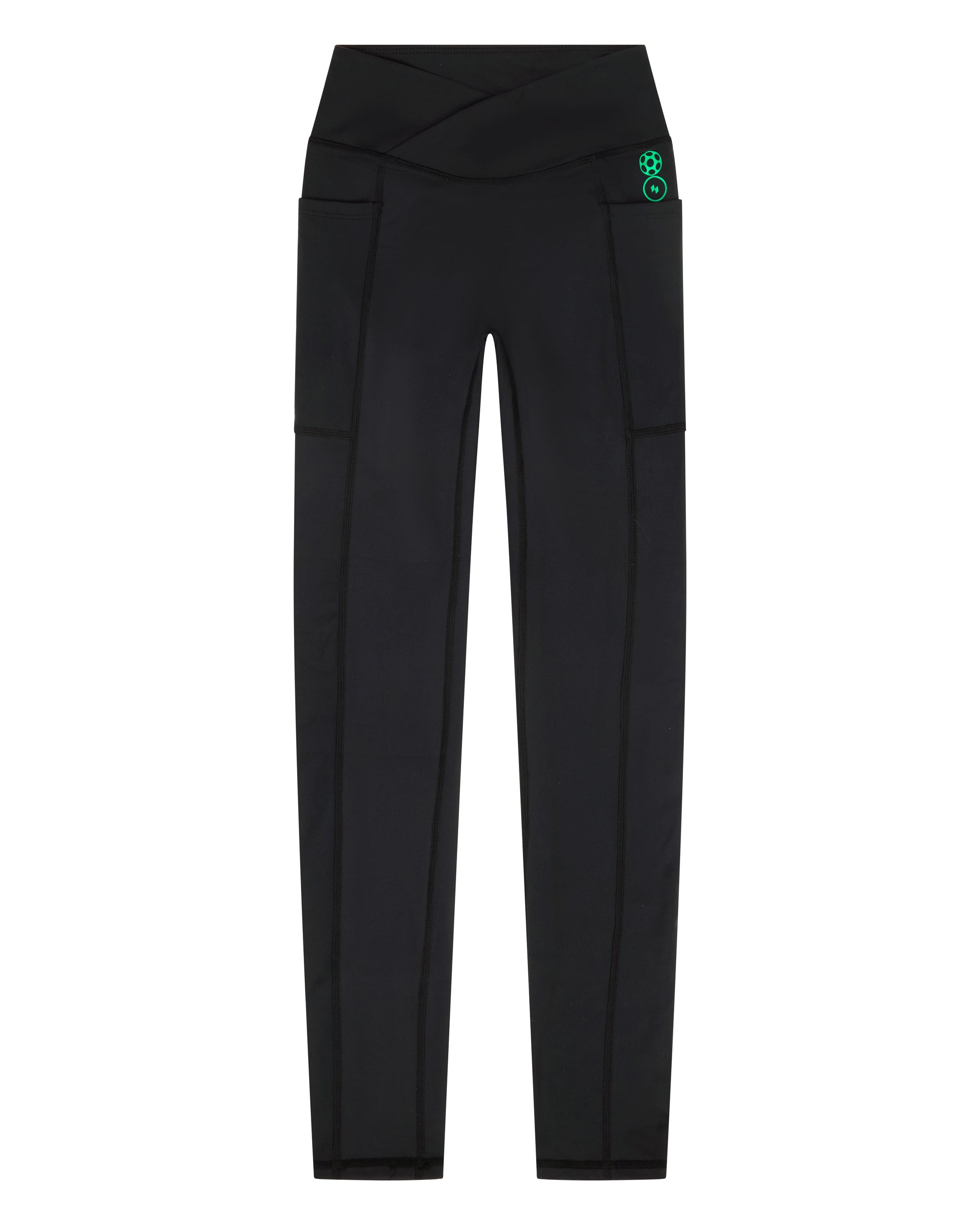 The Black Riley Crossover Pickleball Leggings