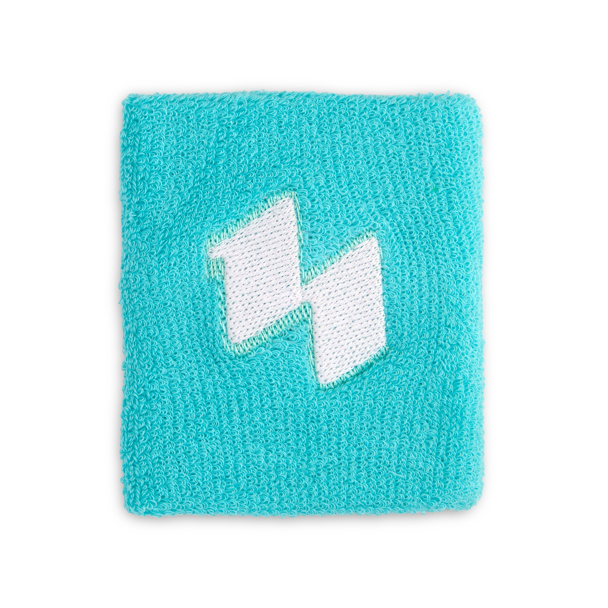 The Aqua extra wide 11.S.C. Pickleball wrist band