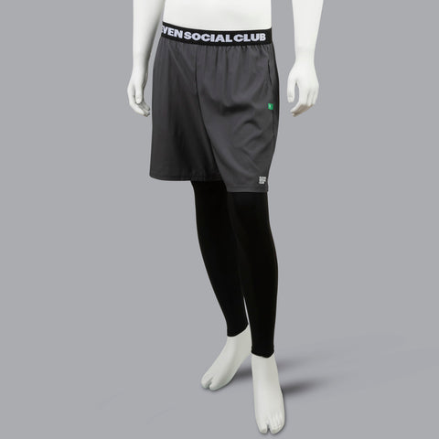 The Gray ProPlay Hybrid Short (black leggings)