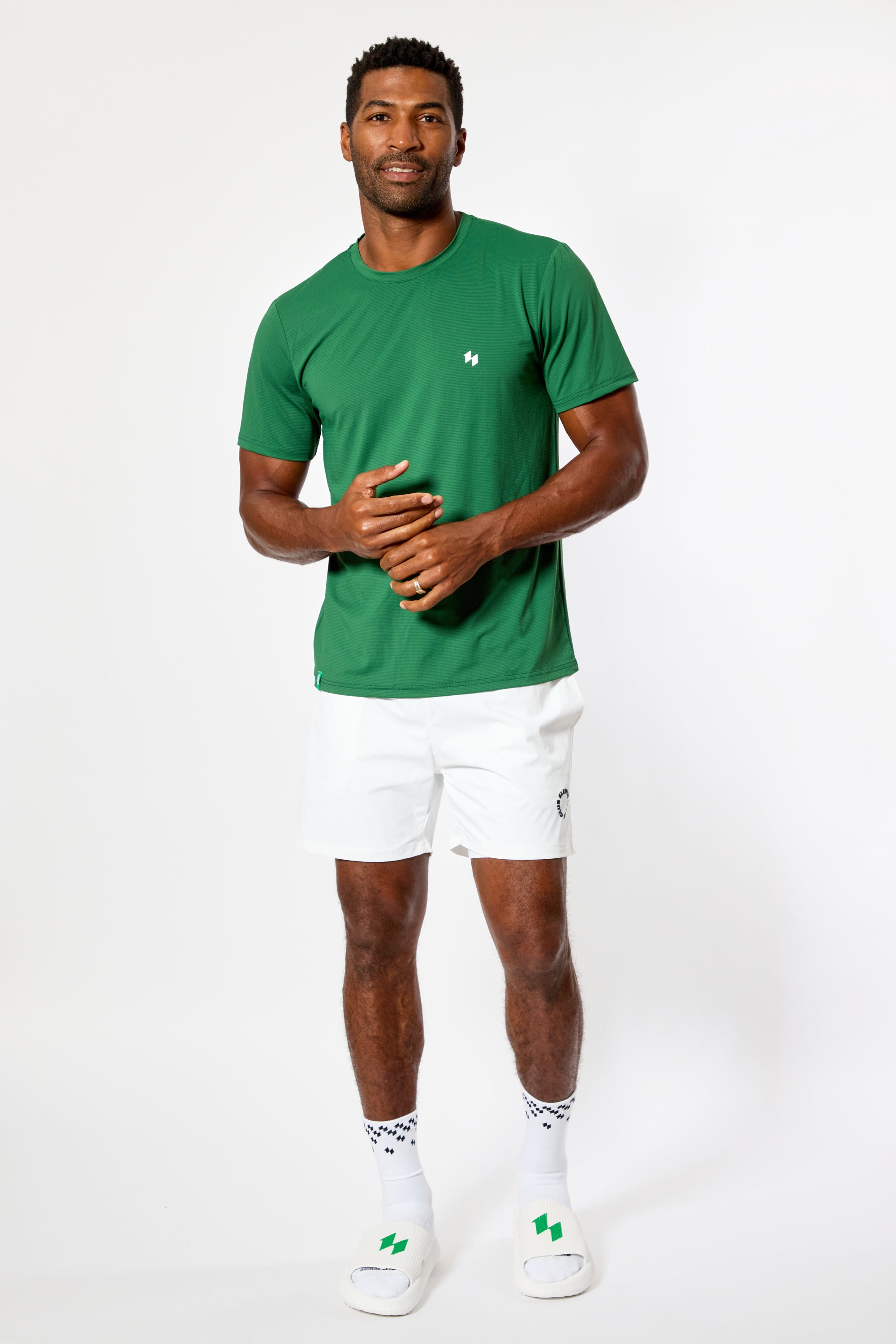 The Dark Green Ethan CoolPlay Pickleball Tee