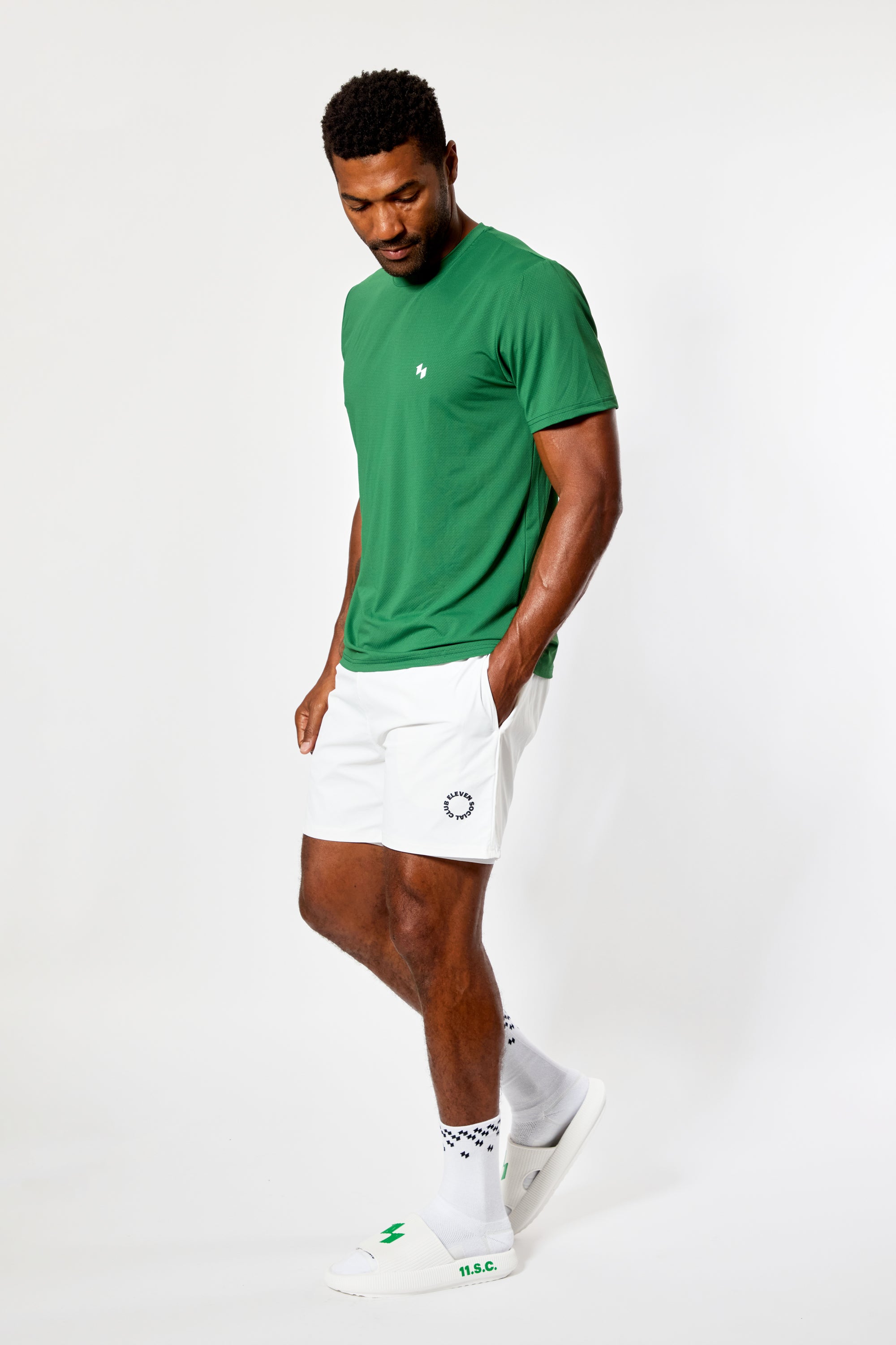 The Dark Green Ethan CoolPlay Pickleball Tee