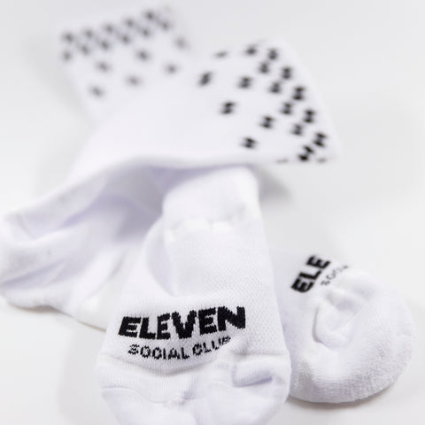 The White Triumph Pickleball Socks (2 pairs)