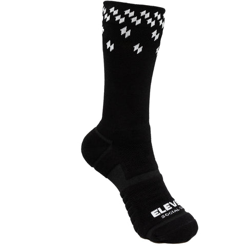 The Black Triumph Pickleball Socks (2 pairs)