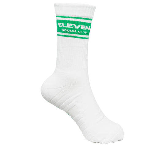 The White Victory Pickleball Socks (2 pairs)