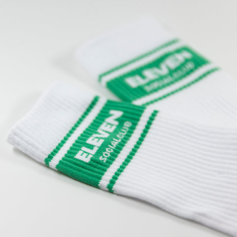 The White Victory Pickleball Socks (2 pairs)