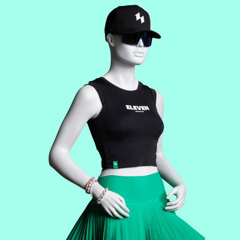 The Jade Cropped Performance Tank