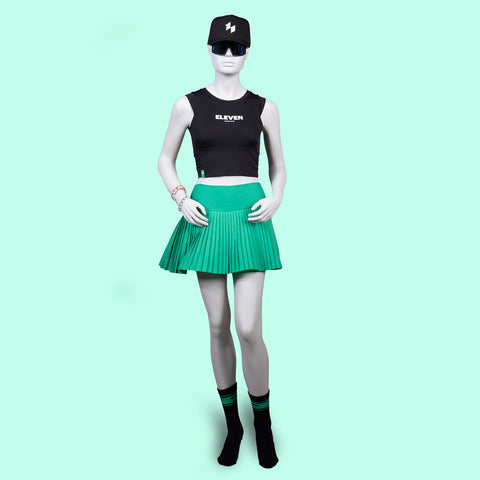 The Jade Cropped Performance Tank