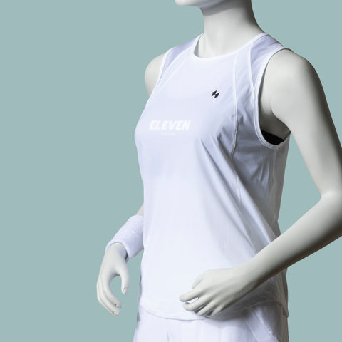 The White Quinn Mesh Performance Top