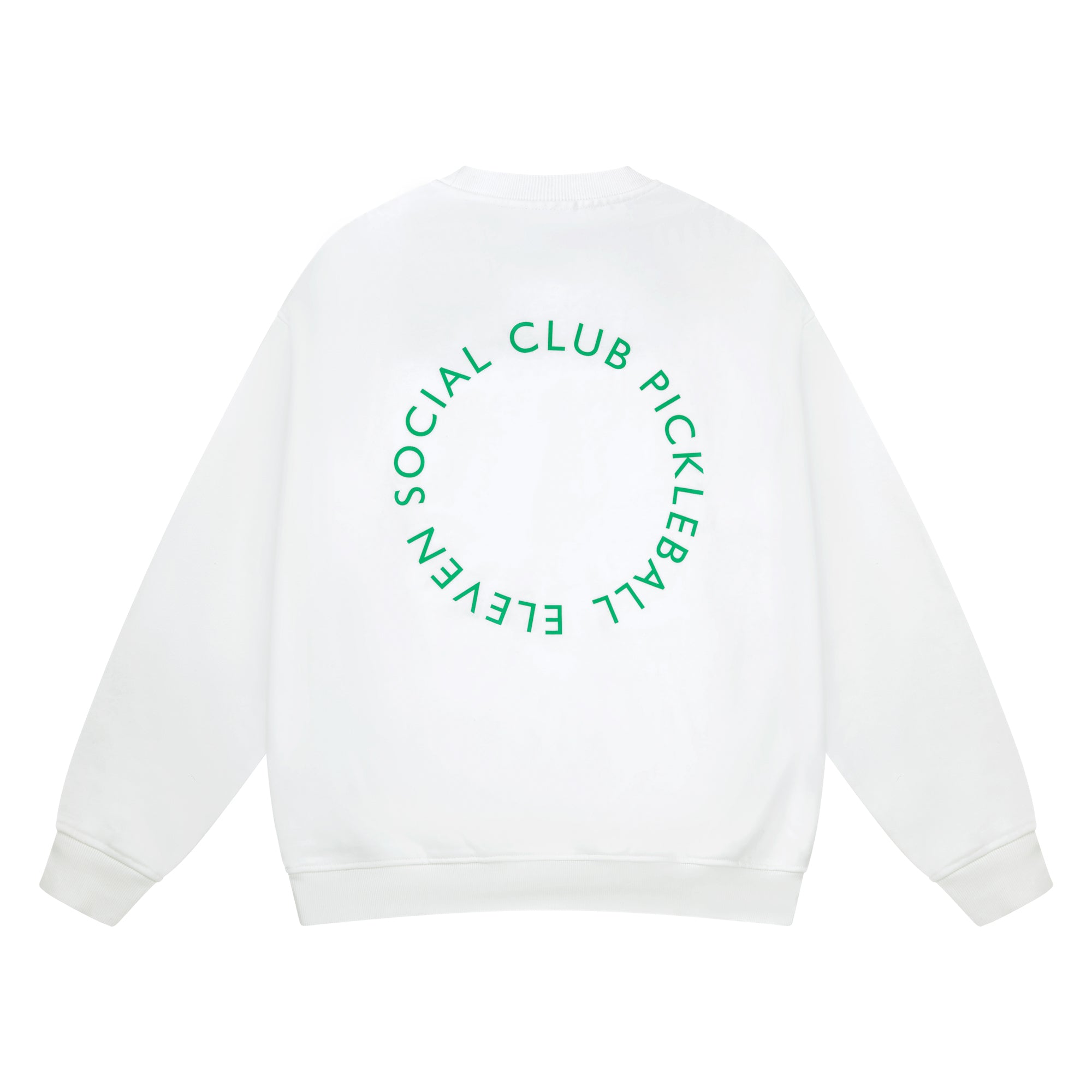 The White Courtside Crewneck